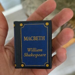 Miniature Blue Macbeth Book